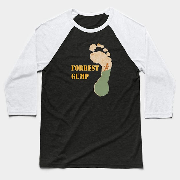 Run Forrest Run Forrest Gump Retro Movie. Baseball T-Shirt by Smithys